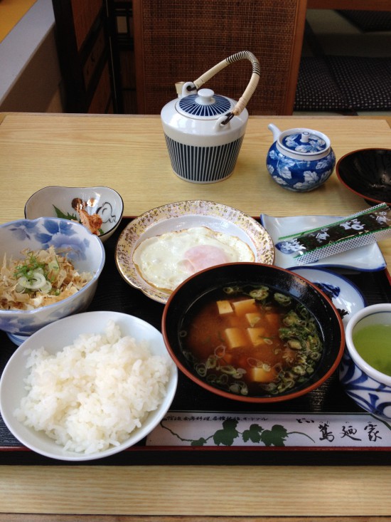 つたの家さんの朝食。