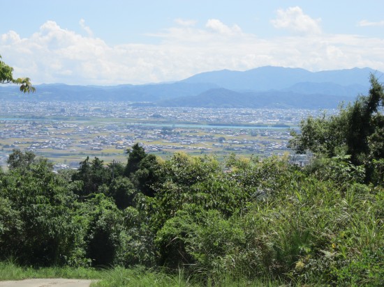 大山寺から６番へ向かう車中から。ちなみに間違えて歩き遍路道を。。。