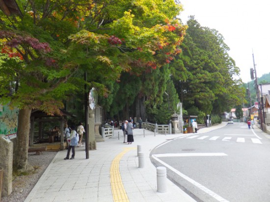 ここから、墓地？を通って奥の院へ上り坂が始まります････