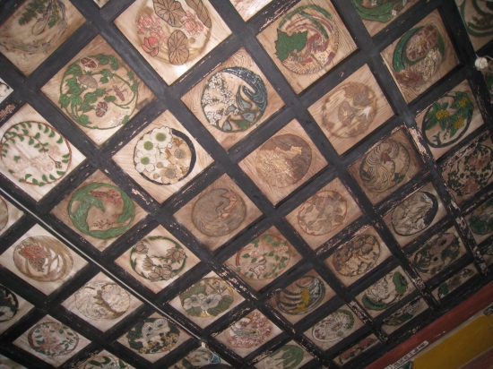 平等寺本堂の天井絵