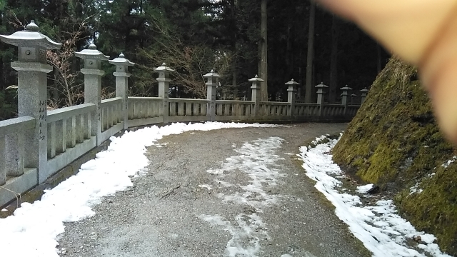 「焼山寺」参道。