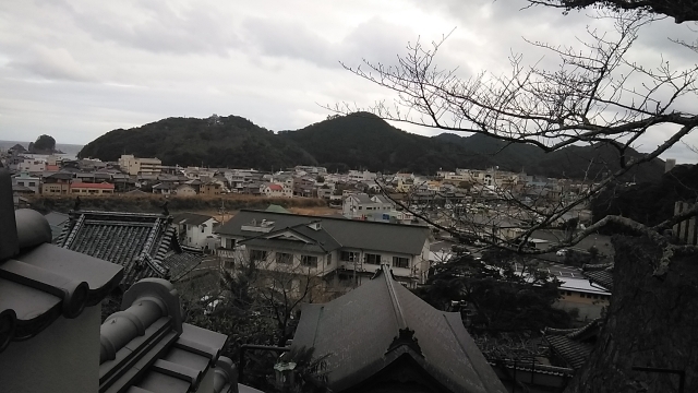 23番札所「薬王寺」からの眺め。