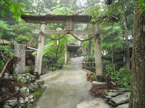 石鉄寺の入口です。道標も看板もなく、お寺とはわかりません。