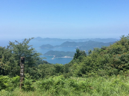 峠から見える絶景(唯一海が見える場所)