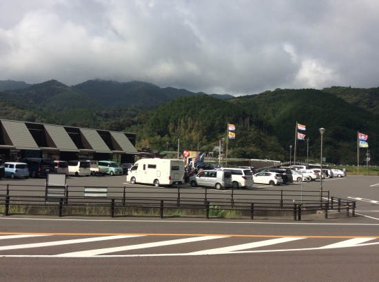 道の駅なぶら土佐佐賀(サイクリストとバイカーさんでいっぱいでした)