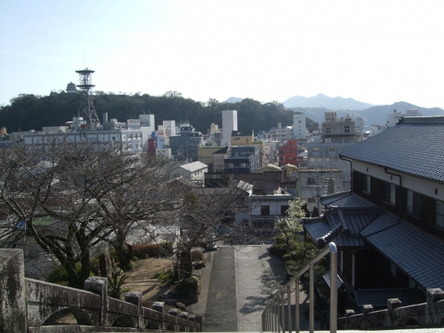 龍光院からの景色