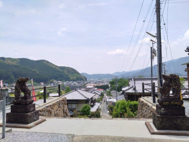 第41番札所　龍光寺からの風景