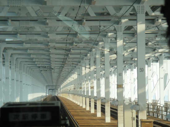 岡山から四国へ?ＪＲ瀬戸大橋線　最前列から撮りました
