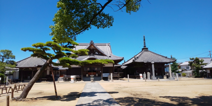 左が本堂、右が大師堂です