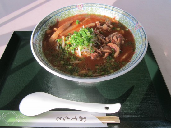 すべて打ち終え帰りに「徳島ラーメン」を頂きました。朝昼ごはんなしでひたすら進んだのでおいしかった?。