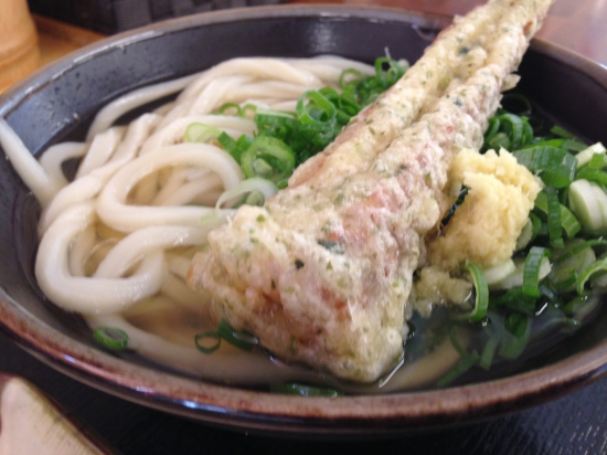 この日も朝飯はうどん(^^；