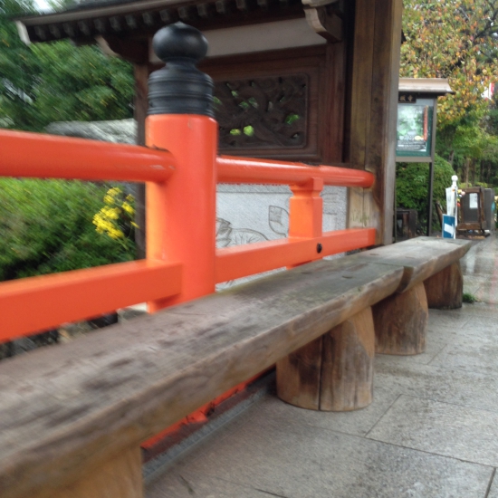 いつもは、ここに「八坂寺」の主(おお猫)が居るのですがさすがに居ませんでした(^^；