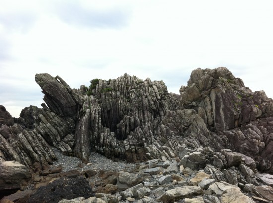 室戸岬の奇岩群。ジオパーク決定！！！