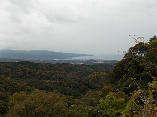 神峯寺への参道からの眺め