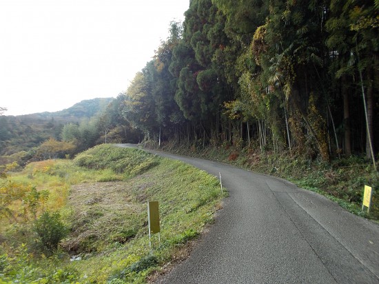 １２時ごろ、遍路道を歩く。