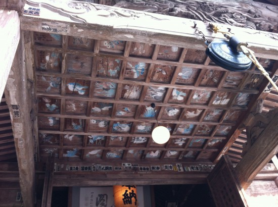 明石寺本堂の天井画