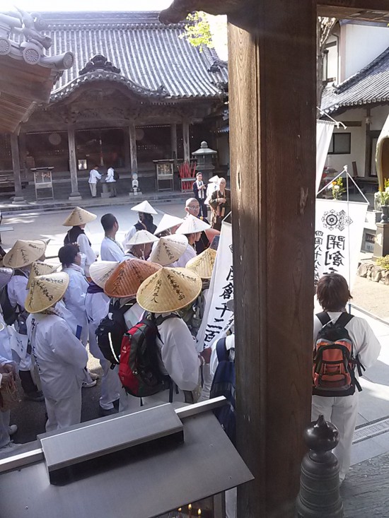 やっと大日寺に到着。なんとか無事に・・・。明日も頑張らなくては!!