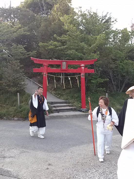 日本一低い弁天山。今日の最終目的地です。ここでバスが待っていて、沖洲まで戻り解散です。