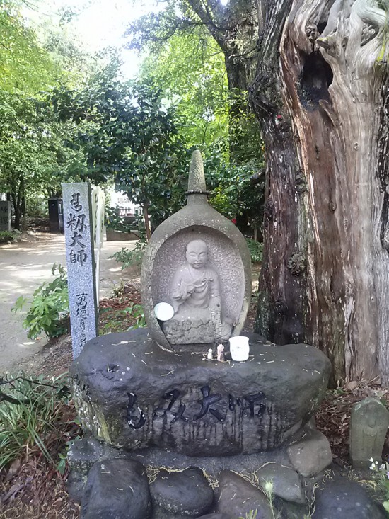浄瑠璃寺の籾大師。朝一番こちらから打ち始めることが多い私です。