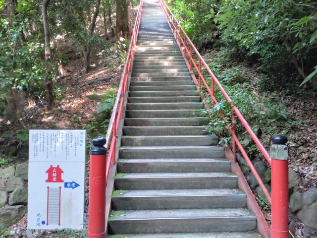 第７１番「弥谷寺」１０８段階段