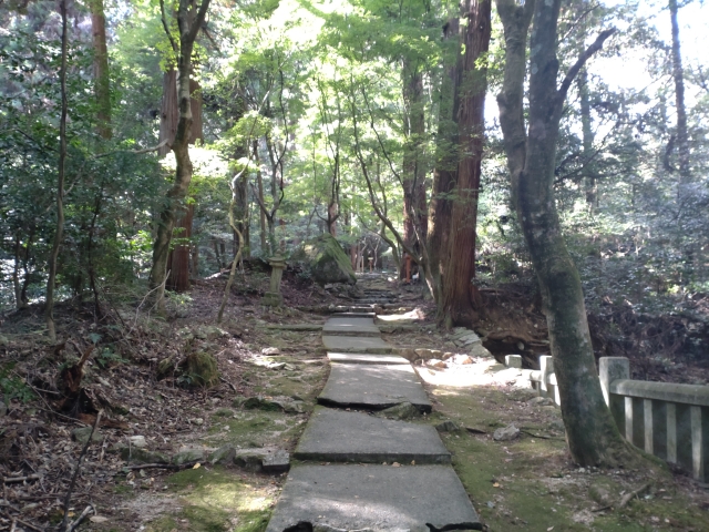 別格第１０番「西山興隆寺」本堂への坂道（階段）