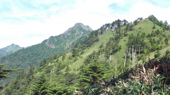 登山中の風景ｗ