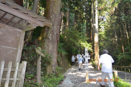 いざ入山