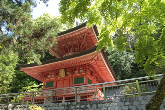 八栗寺の多宝塔　これを見たら八栗に来たと感じるのでしょうね