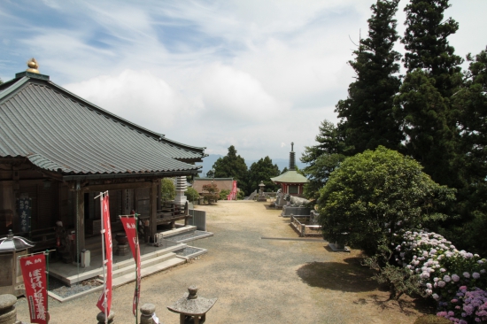 出石寺　本堂からの景色