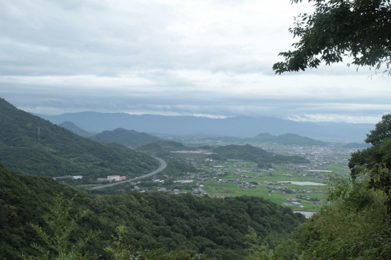 本堂前からの景色