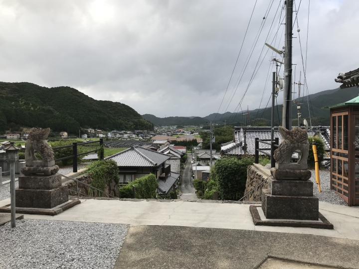 お寺からの風景