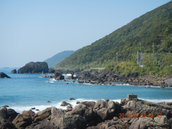 目的地は奥の山頂だ