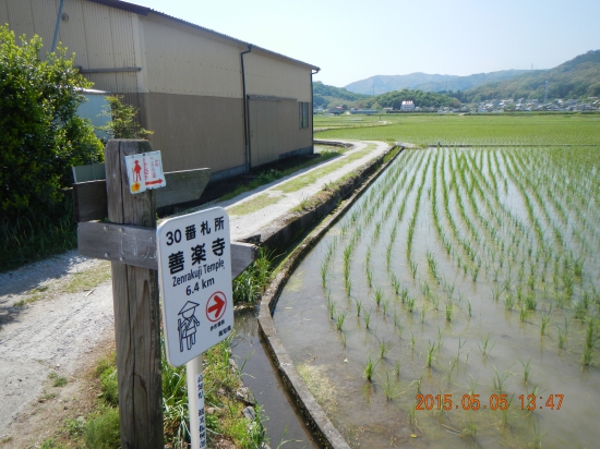 善楽寺まで6.4km