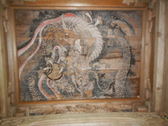 清瀧寺仁王門の天井画