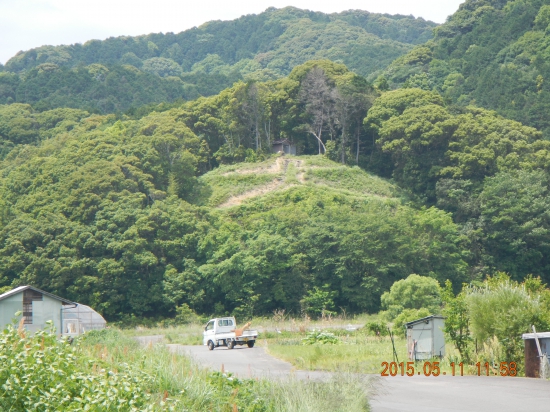 ２１日目  遍路道途中で大文字が見える