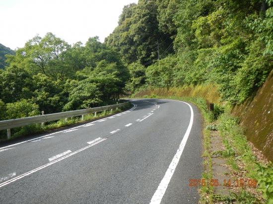 ６時後の午後３時  まだ２１号線!!