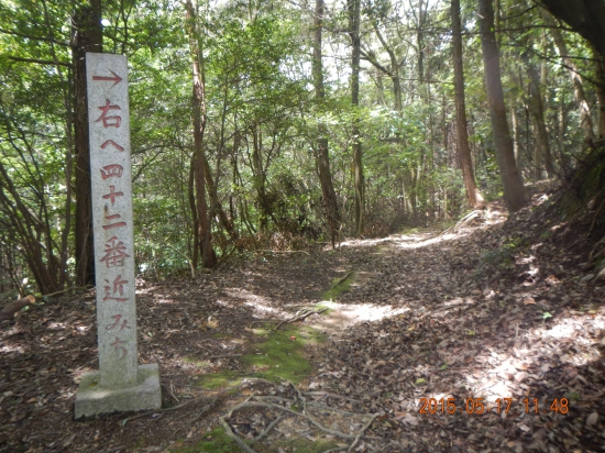 仏木寺への遍路道