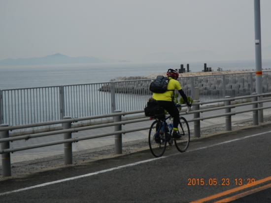 この自転車の男性(６０歳？)に声をかけられた。