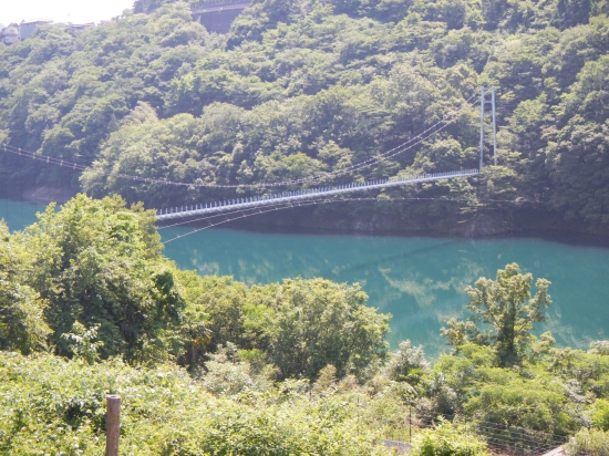 吊り橋(敷之上橋)発見