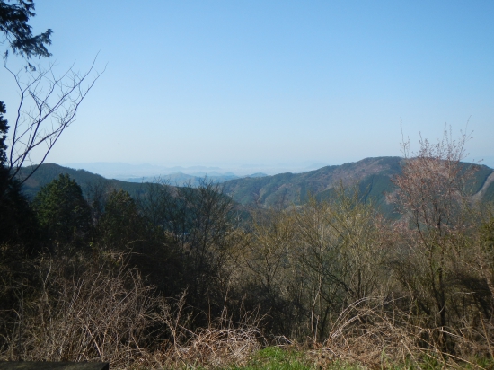 大瀧山からさぬき方面を望む