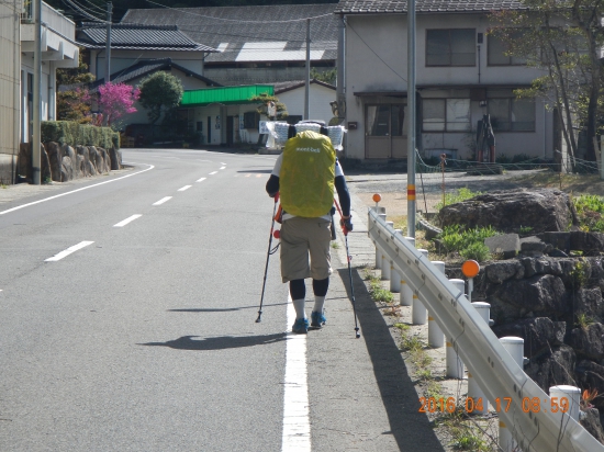 この遍路さんは逆打ちだと言っていた。