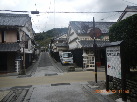 吉良川町の古い町並みを散策