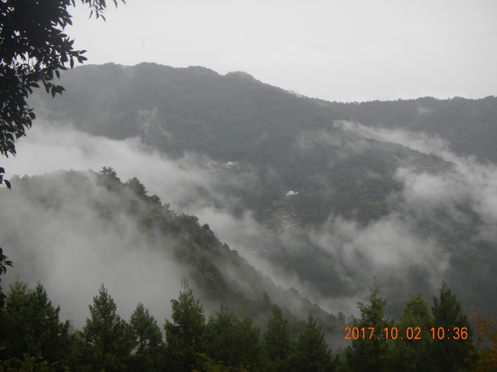 標高７００mの焼山寺から望む