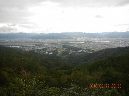 休憩した時の景色