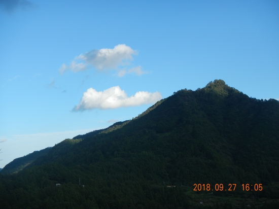 帰り道で見た空