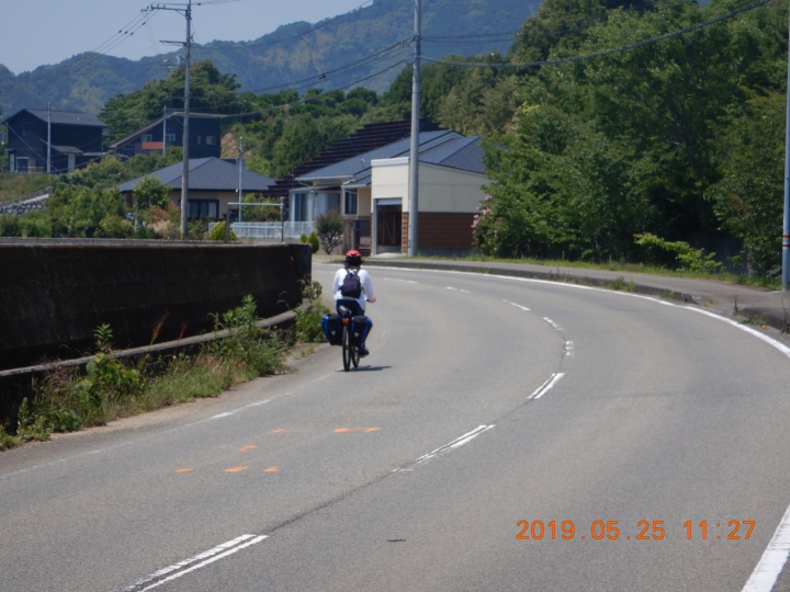 船で一緒だった女性遍路さん