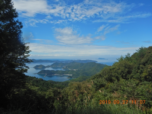 遍路道から見た風景