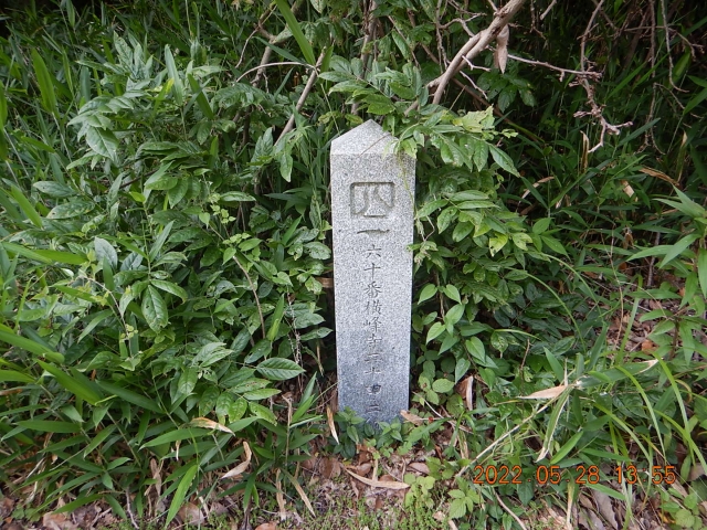 国分寺から横峰寺への標識