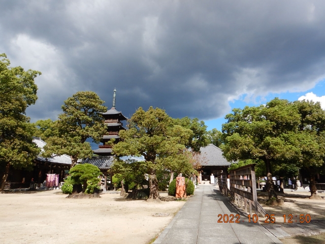 本山寺にて