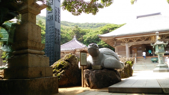 当寺でも亀が迎えてくれました♪